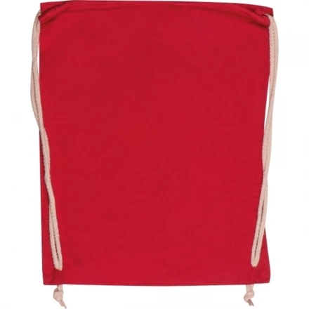 Cotton drawstring sports bag 140 g/m2 CARLSBAD - red - (NEG-0026-05)