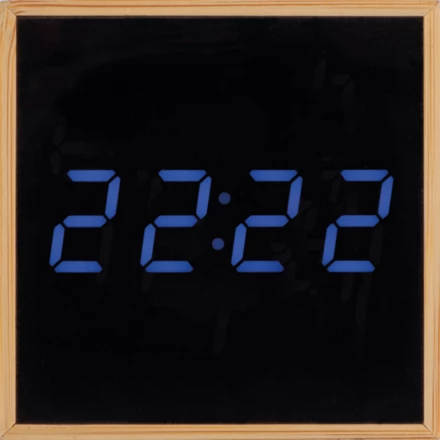 Zegar biurkowy CHARLESTON - beżowy - (NEG-2462-13)