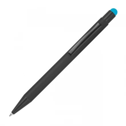 Długopis metalowy touch pen soft touch OHARA - turkusowy - (NEG-4624-14)