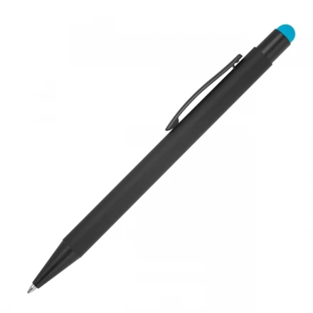 Długopis metalowy touch pen soft touch OHARA - turkusowy - (NEG-4624-14)
