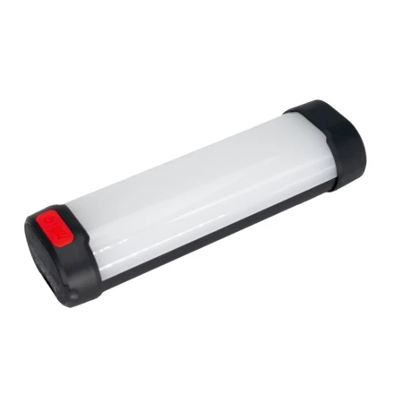 Latarka solarna z power bankiem ES982 3000 mAh - czarny - (NEG-EG05894-03)