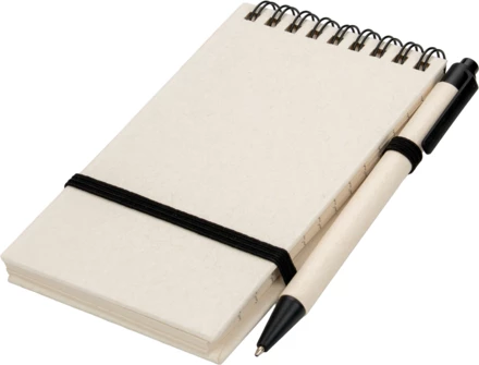 Notes A6 w linie z długopisem AUSTIN - beżowy - (NEG-3746-13)