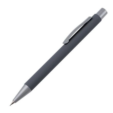 Soft touch mechanical pencil ANCONA - dark grey - (NEG-3869-77)