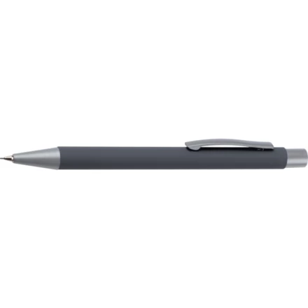 Soft touch mechanical pencil ANCONA - dark grey - (NEG-3869-77)