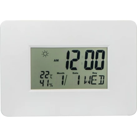 Zegar ścienny plastikowy BELGRADE - biały - (NEG-3917-06)