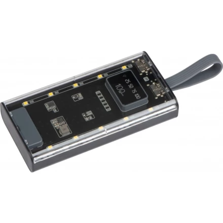Power bank 10000 mAh DARWIN - przeźroczysty - (NEG-3961-66)