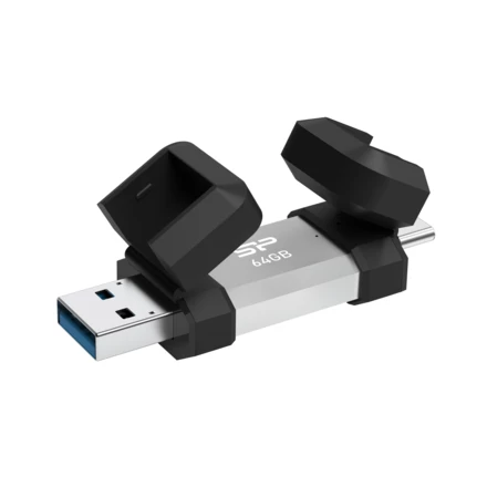 Pendrive Mobile C51, 64GB 3.2 Silicon Power - czarny - (NEG-EG834203- 64GB)