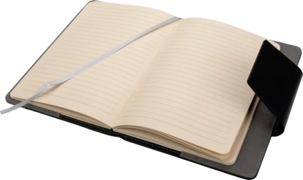 Notes A5 w linie ASUNCION - ciemnoszary - (NEG-4229-77)