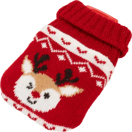 Ogrzewacz w świątecznym pokrowcu - czerwony - (NEG-4363-05)