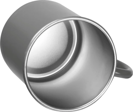 Kubek stalowy TREZZO 350 ml - ciemnoszary - (NEG-4380-77)