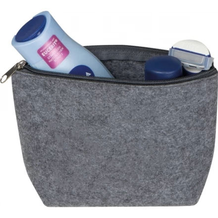 Kosmetyczka z filcu rPET CREMONA - ciemnoszary - (NEG-4249-77)