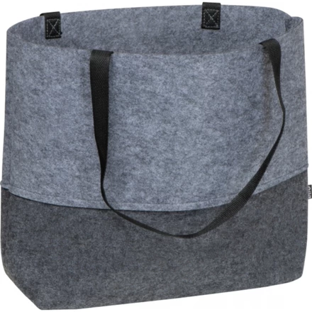 Torba na zakupy z filcu rPET SAN MATEO - szary - (NEG-4355-07)