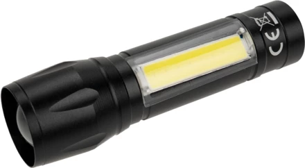 Latarka z COB TOKYO - czarny - (NEG-4150-03)