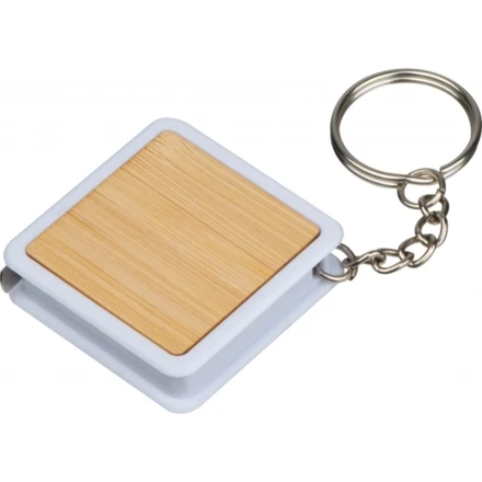 Brelok z miarką 1m LECCE - biały - (NEG-4309-06)