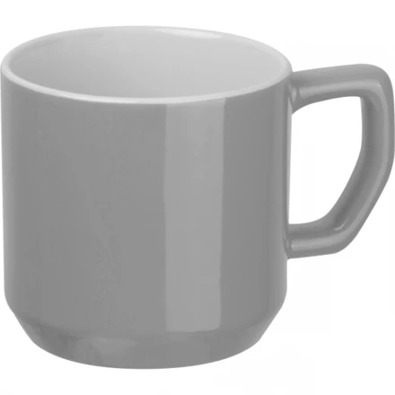 Kubek ceramiczny KYIV 330 ml - szary - (NEG-5449-07)
