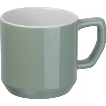 Kubek ceramiczny KYIV 330 ml - zielony - (NEG-5449-09)