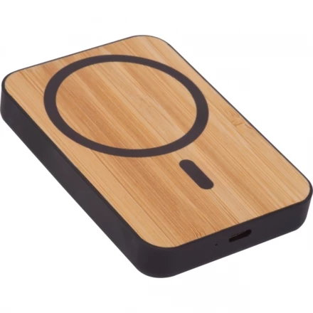 Bezprzewodowy power bank 5000 mAh CAIRO - beżowy - (NEG-5292-13)