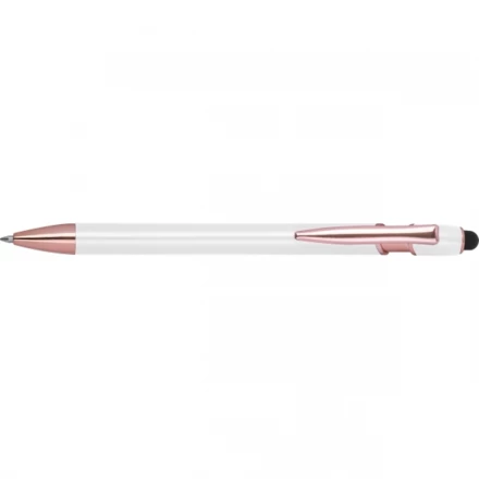 Długopis żelowy z recyklingu BELO HORIZONTE - biały - (NEG-5281-06)