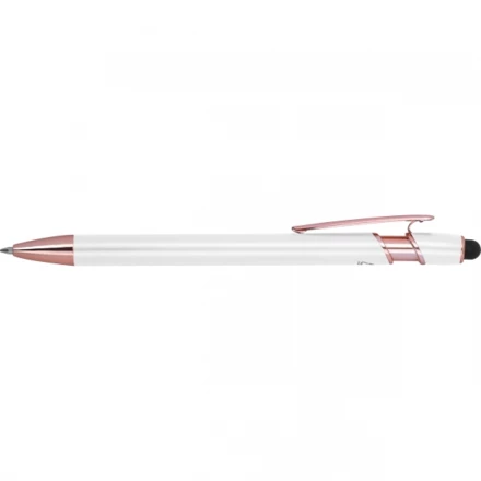 Długopis żelowy z recyklingu BELO HORIZONTE - biały - (NEG-5281-06)