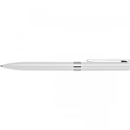 Długopis aluminiowy żelowy HUELVA - biały - (NEG-3742-06)