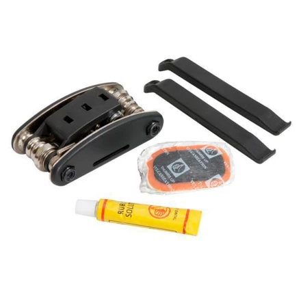 Zestaw narzędzi do roweru Biker, czarny (NPB-R17695)