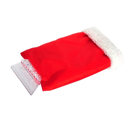 Skrobaczka do szyb z rękawicą, czerwony (NPB-R17781.08)