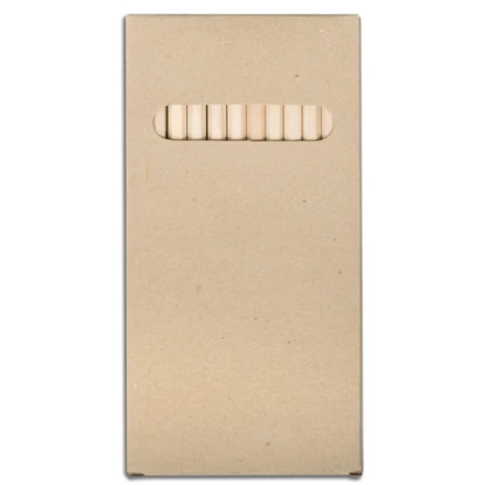 Zestaw 12 kredek o długości 18cm, ecru (NPB-R73775)