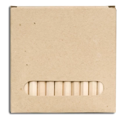 Zestaw 12 kredek 9 cm, ecru (NPB-R73777)