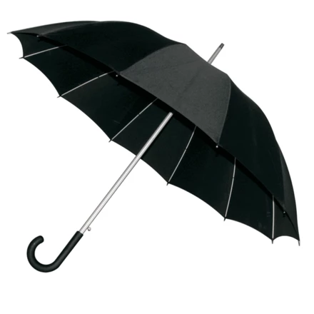 Elegancki parasol Basel, czarny (NPB-R17950.02)