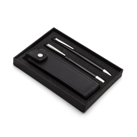 Zestaw piśmienniczy Curitiba, niebieski (NPB-R01071.04)