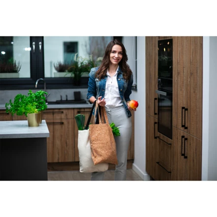 Korkowa torba na zakupy Almada, beżowy (NPB-R08471.13)