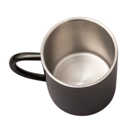 Kubek stalowy Stalwart 240 ml, czarny (NPB-R08490.02)