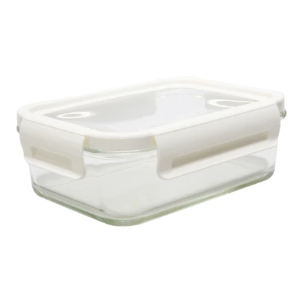 Lunch box Delect 900 ml, biały/transparentny (NPB-R08442.00)