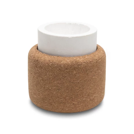 Świecznik dwustronny Eclat, beżowy (NPB-R17435.13)