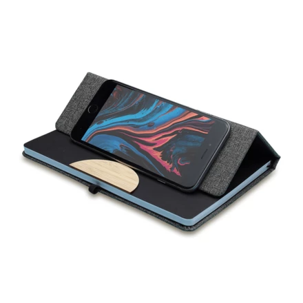 Zestaw notes z długopisem Fold, szary (NPB-R64209.21)