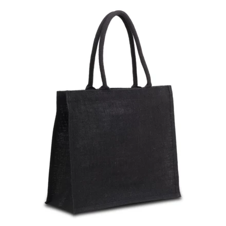 Torba na zakupy z juty Nice Shopper, czarny (NPB-R08498.02)