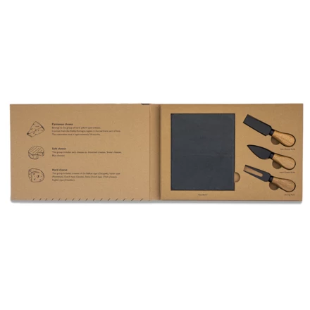 Zestaw do serwowania serów Queso, beżowy (NPB-R17163.13)