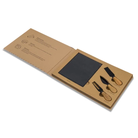 Zestaw do serwowania serów Queso, beżowy (NPB-R17163.13)