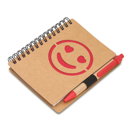 Notes Smile, czerwony (NPB-R64269.08)