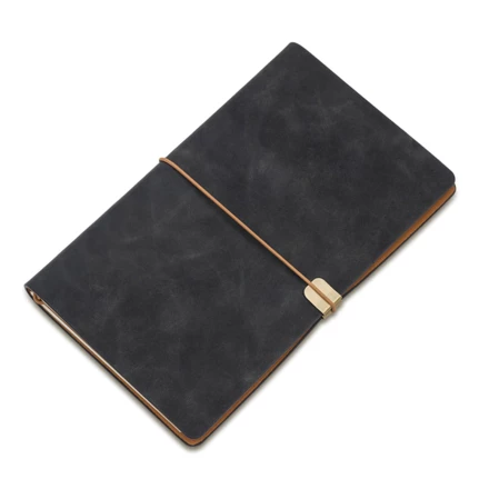 Notes w stylu retro Viaje, czarny (NPB-R64266.02)