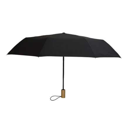 Parasol z drewnianą rączką Granton, czarny (NPB-R17953.02)