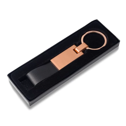 Brelok metalowy Rosa, czarny (NPB-R73166.02)