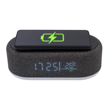 Ładowarka indukcyjna z lampką Richi, czarny (NPB-R22124.02)