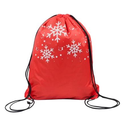 Worek na prezenty pod choinkę Glitter, czerwony (NPB-X91031.08)