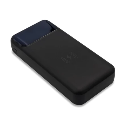 Power bank 20000 mAh z ładowarką indukcyjną Supremi, czarny (NPB-R64385.02)