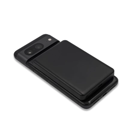 Magnetyczny bezprzewodowy power bank 5000 mAh Yuki, czarny (NPB-R64386.02)