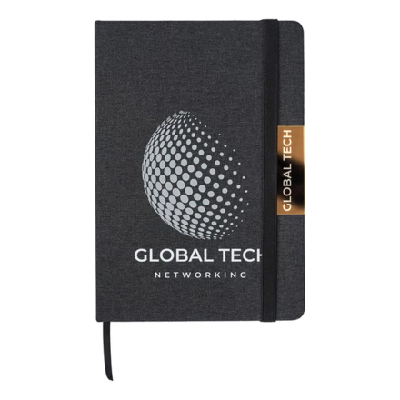 Notes A5, w oprawie z materiału RPET, Westminster, czarny (NPB-R64023.02)