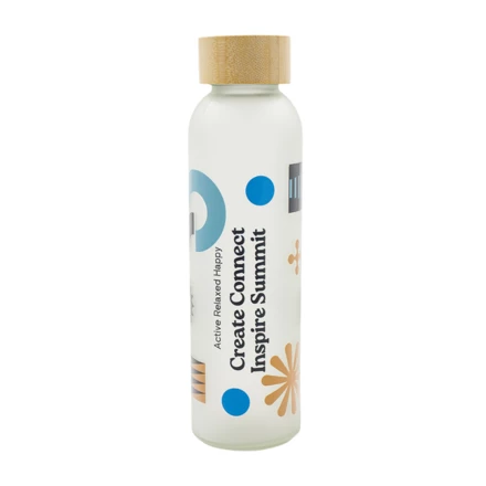 Butelka szklana Melbourne 500 ml, biały (NPB-R08168.06)