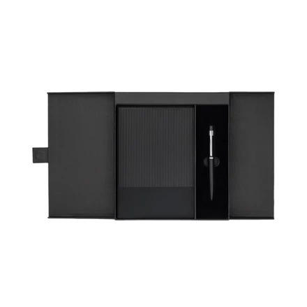 Zestaw notes z długopisem Inkoria, czarny (NPB-R02335.02)