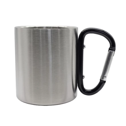 Kubek stalowy Denali 220 ml, czarny (NPB-R08464.02)